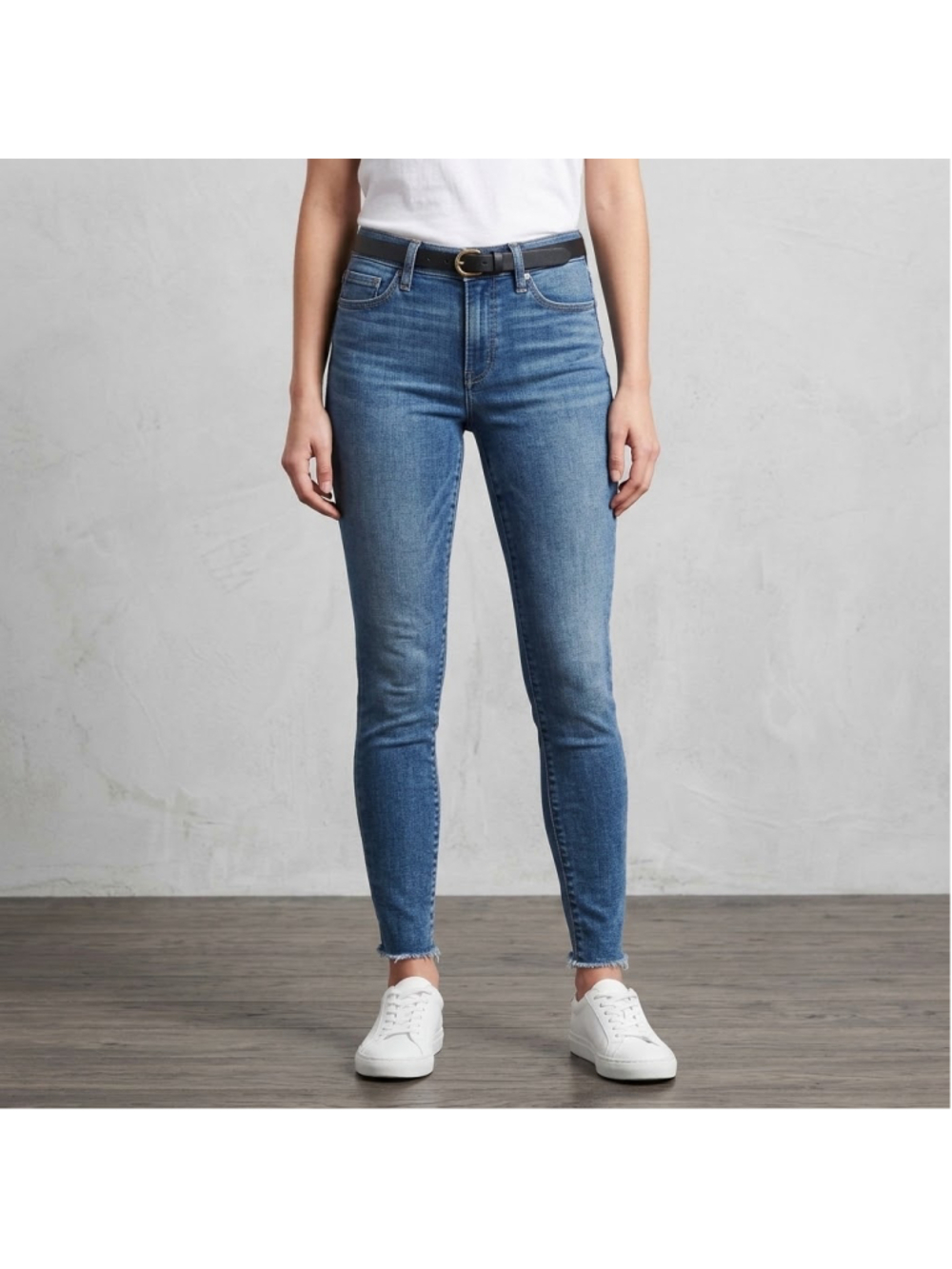 GAP High Rise Favorite Jeggings Women 25 Stretch Denim Skinny Jeans Raw Hem